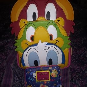 Loungefly backpack and wallet set